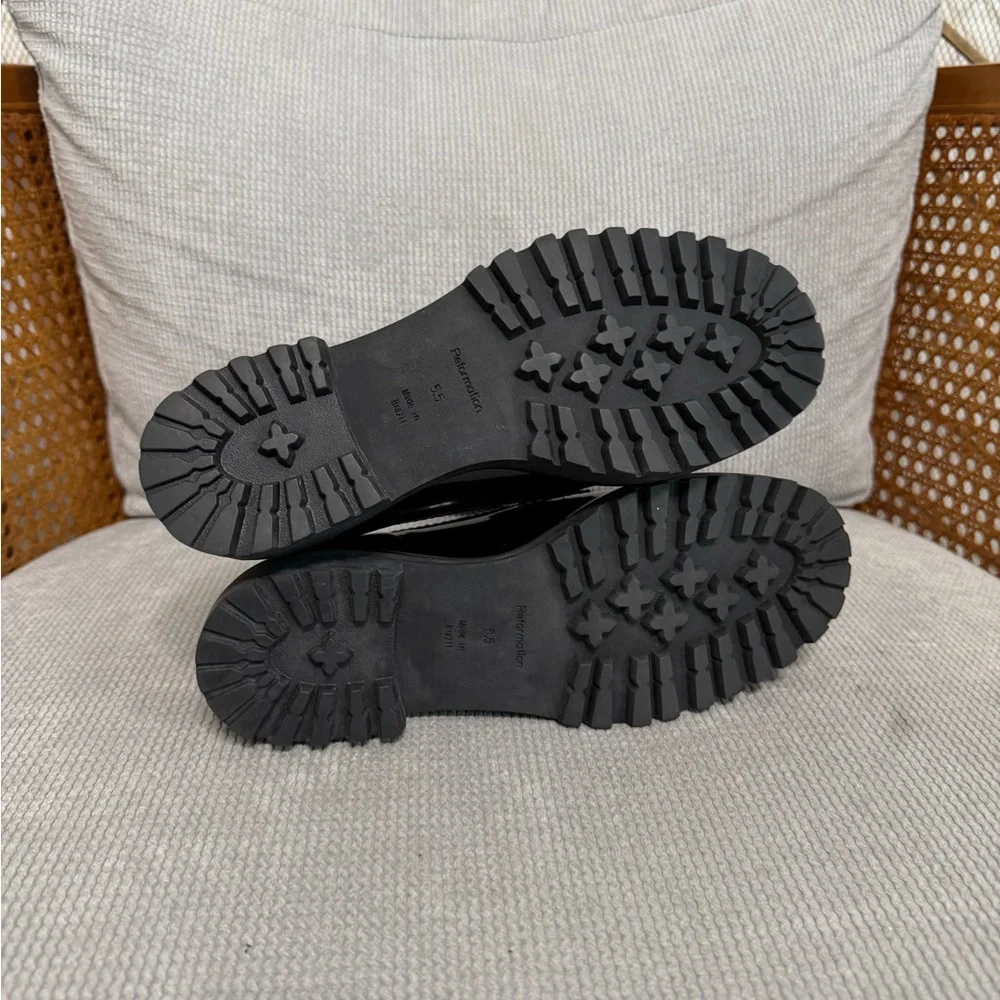 Reformation Agathea Loafer Black